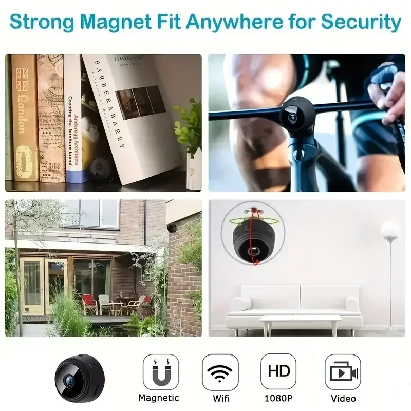 A9 Mini Camera Wifi 1080P HD Wireless Security Monitor For Home //FREE SHIPPING