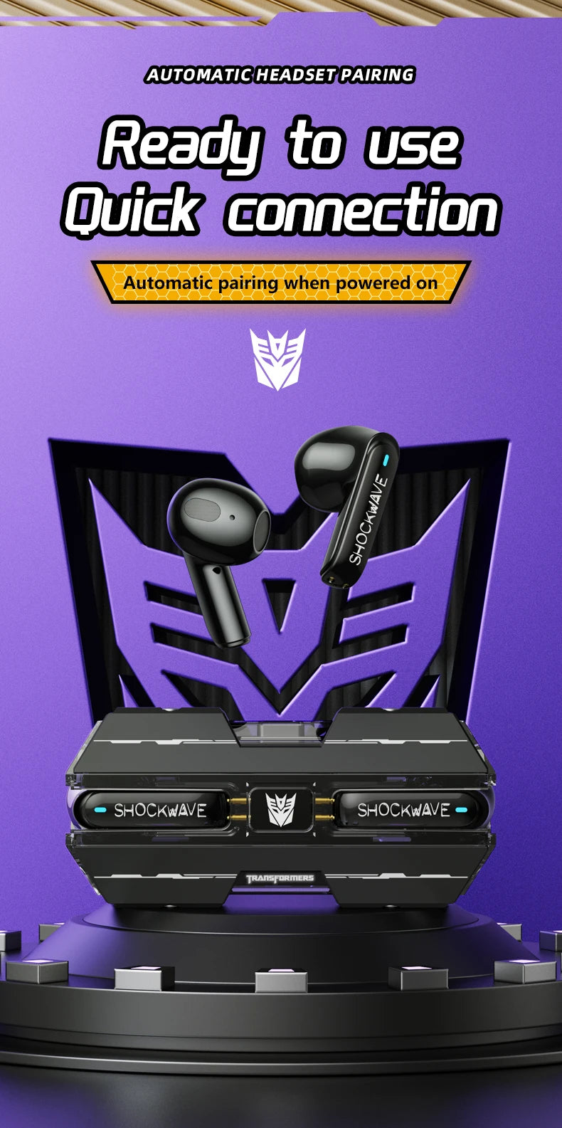 Transformers Bluetooth Headset